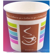 Одноразовая 8 унций одиночная чашка, логотип печати с горячим напитком